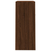Scarpiera Rovere Marrone 60x35x84 cm in Legno Multistrato 815419
