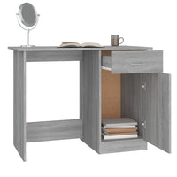 Scrivania Grigio Sonoma 100x50x76 cm in Legno Multistrato 815421