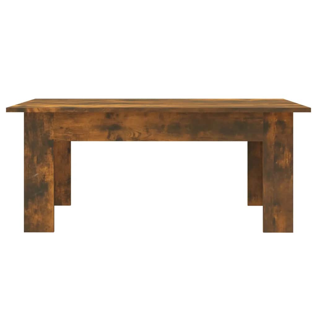 Tavolino da Salotto Rovere Fumo 100x60x42 cm Legno Multistrato