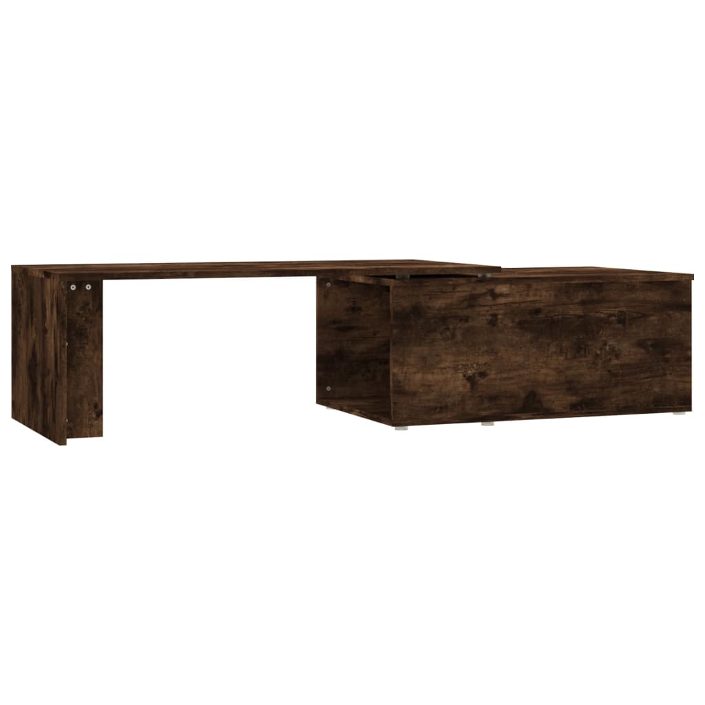 Tavolino da Salotto-Tavolino da soggiorno-Tavolo Rovere Fumo 150x50x35 cm Legno Multistrato