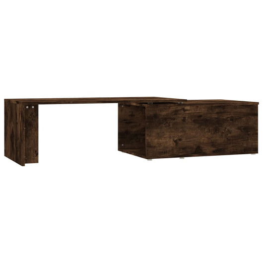 Tavolino da Salotto-Tavolino da soggiorno-Tavolo Rovere Fumo 150x50x35 cm Legno Multistrato