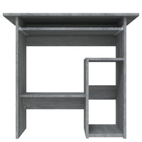 Scrivania tavolo postazione di lavoro mobile per computer studio sonoma 80 x 45 x 74 cm derivati ​​del legno grigio 02_0023964