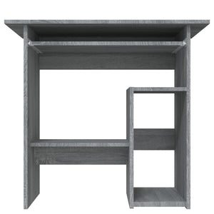 Scrivania tavolo postazione di lavoro mobile per computer studio sonoma 80 x 45 x 74 cm derivati ​​del legno grigio 02_0023964