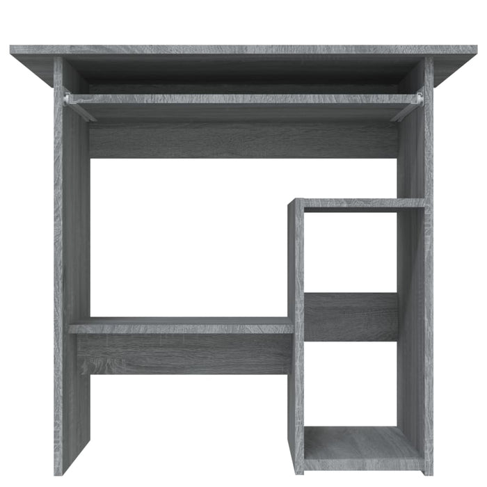 Scrivania tavolo postazione di lavoro mobile per computer studio sonoma 80 x 45 x 74 cm derivati ​​del legno grigio 02_0023964