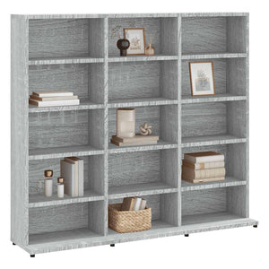 Mobile Porta CD Grigio Sonoma 102x23x89,5 cm Legno Multistrato cod mxl 73126