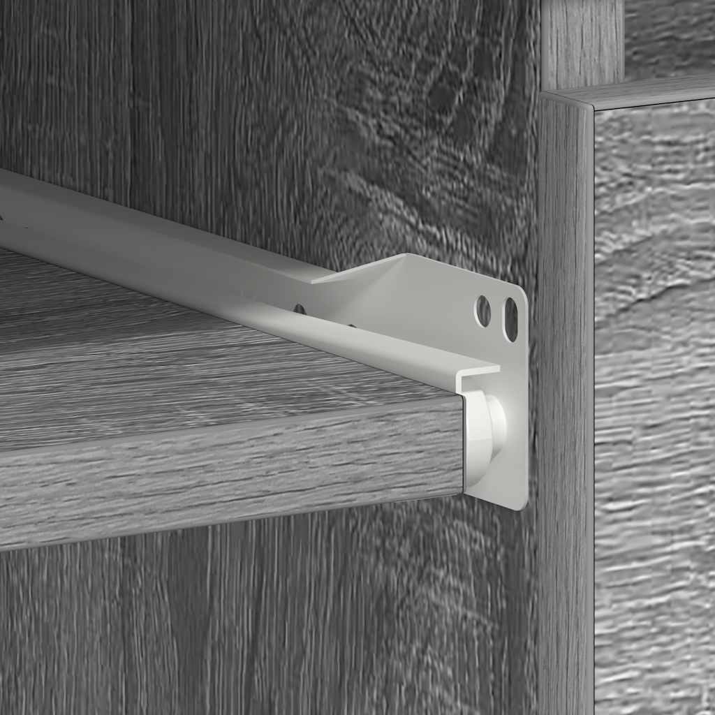 Scrivania Grigio Sonoma 90x45x76 cm in Legno Multistrato 815508