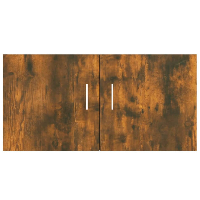 Armadietto da Parete Rovere Fumo 80x39x40 cm Legno Multistrato 815513