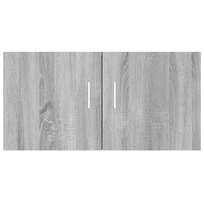 Armadietto da Parete Grigio Sonoma 80x39x40cm Legno Multistrato 815514
