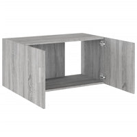 Armadietto da Parete Grigio Sonoma 80x39x40cm Legno Multistrato cod mxl 33244