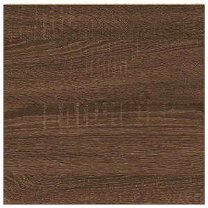 Armadietto Bagno Rovere Marrone 30x30x183,5cm Legno tecnico 815521