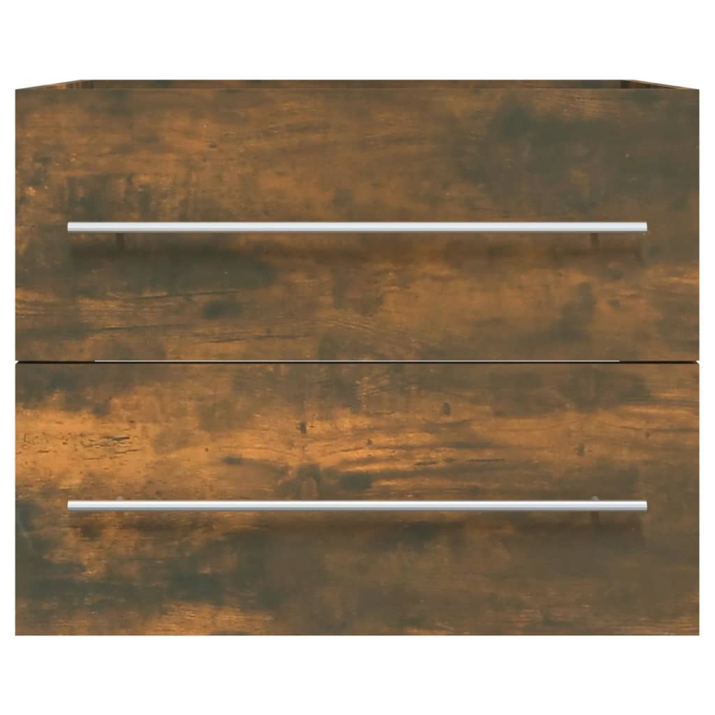 Mobile Lavabo Rovere Fumo 60x38,5x48 cm in Legno Multistrato 815642