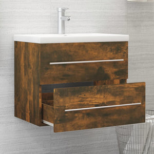 Mobile Lavabo Rovere Fumo 60x38,5x48 cm in Legno Multistrato 815642
