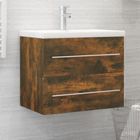 Mobile Lavabo Rovere Fumo 60x38,5x48 cm in Legno Multistrato 815642