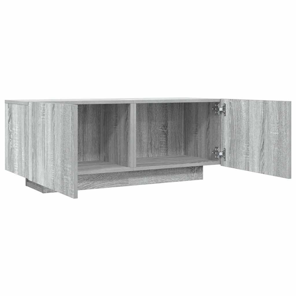 Mobile TV-Credenza TV-Console TV Grigio Sonoma 100x35x40 cm in Legno Multistrato 768144