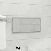 Set Mobili da Bagno 2 pz Grigio Sonoma in Legno Multistrato 815739