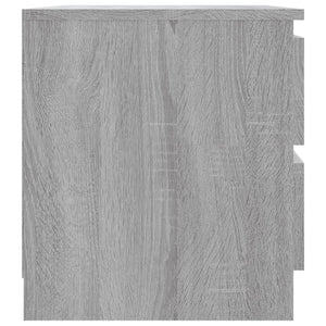Comodini Grigio Sonoma 2 pz 50x39x43,5 cm in Legno Multistrato cod mxl 50133