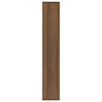 Mensola a Muro Rovere Marrone 36x16x90 cm in Legno Multistrato cod mxl 33529