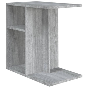 Tavolino Grigio Sonoma 50x30x50 cm Legno Multistrato cod mxl 9868