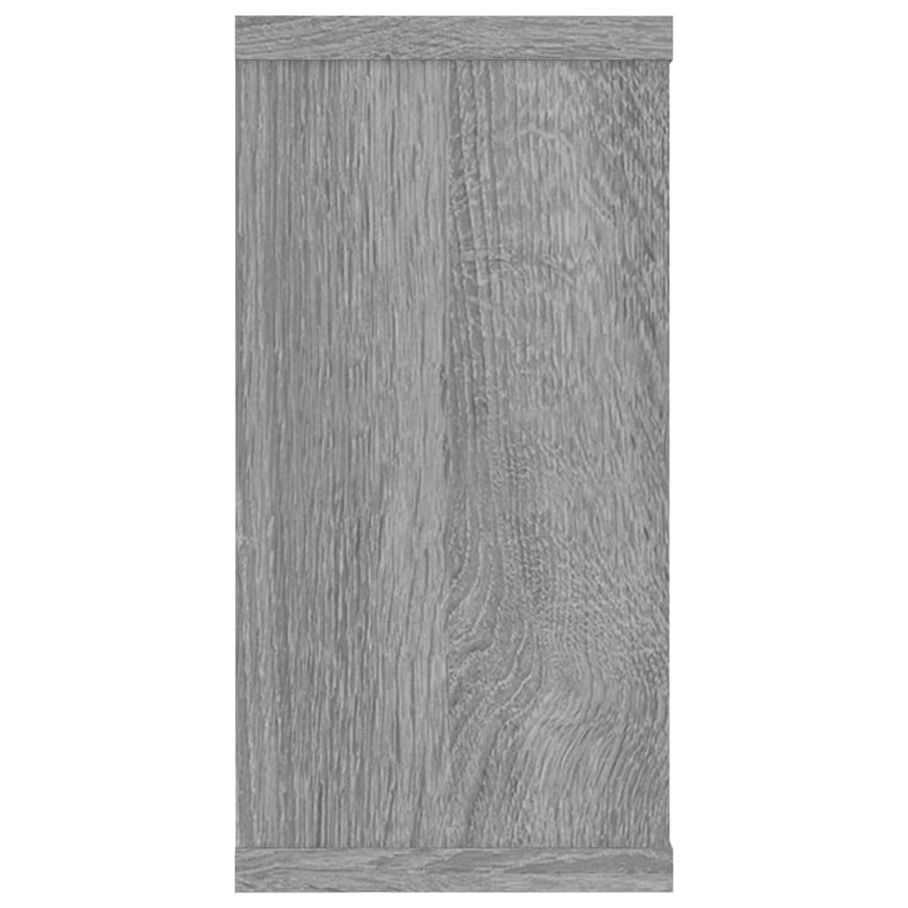 Mensole Cubo Muro 2pz Grigio Sonoma 100x15x30 Legno Multistrato cod mxl 32756