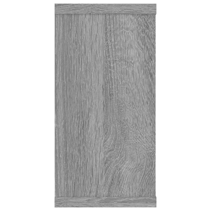 Mensole Cubo Muro 2pz Grigio Sonoma 100x15x30 Legno Multistrato cod mxl 32756