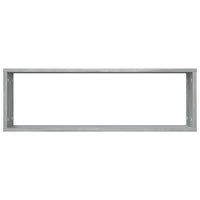 Mensole Cubo Muro 4 Grigio Sonoma 80x15x26,5 Legno Multistrato cod mxl 32905