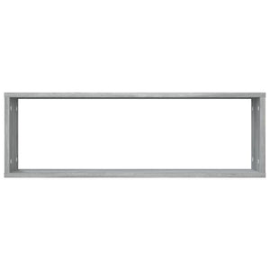 Mensole Cubo Muro 4 Grigio Sonoma 80x15x26,5 Legno Multistrato cod mxl 32905
