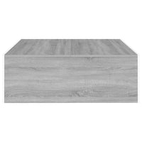 Tavolino Salotto Grigio Sonoma 100x100x35 cm Legno Multistrato 815997