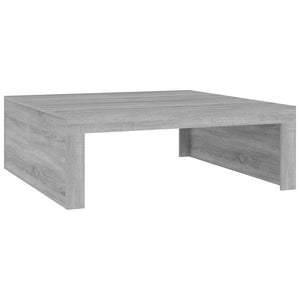 Tavolino Salotto Grigio Sonoma 100x100x35 cm Legno Multistrato 815997