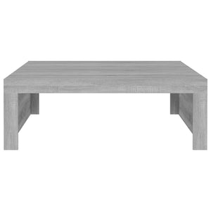 Tavolino Salotto Grigio Sonoma 100x100x35 cm Legno Multistrato 815997