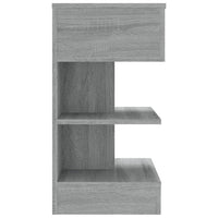 Comodini Grigio Sonoma 2 pz 40x35x65 cm in Legno Multistrato 816044