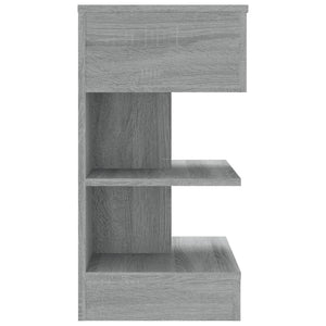 Comodini Grigio Sonoma 2 pz 40x35x65 cm in Legno Multistrato 816044