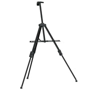Cavalletto Espositivo Regolabile Nero in Metallo
