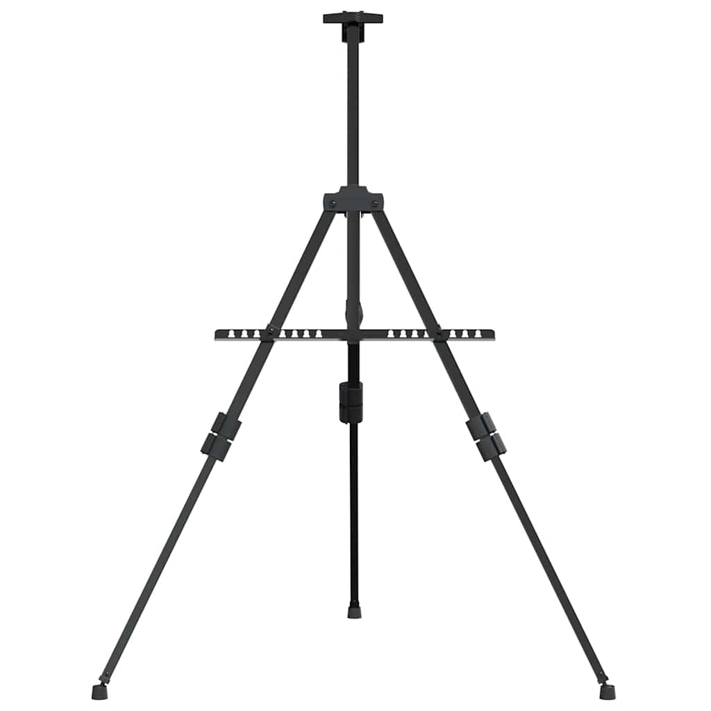 Cavalletto Espositivo Regolabile Nero in Metallo