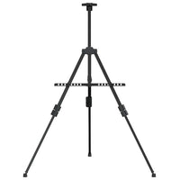 Cavalletto Espositivo Regolabile Nero in Metallo