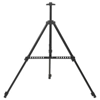 Cavalletto Espositivo Regolabile Nero in Metallo 93492