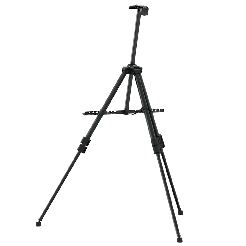Cavalletto Espositivo Regolabile Nero in Metallo