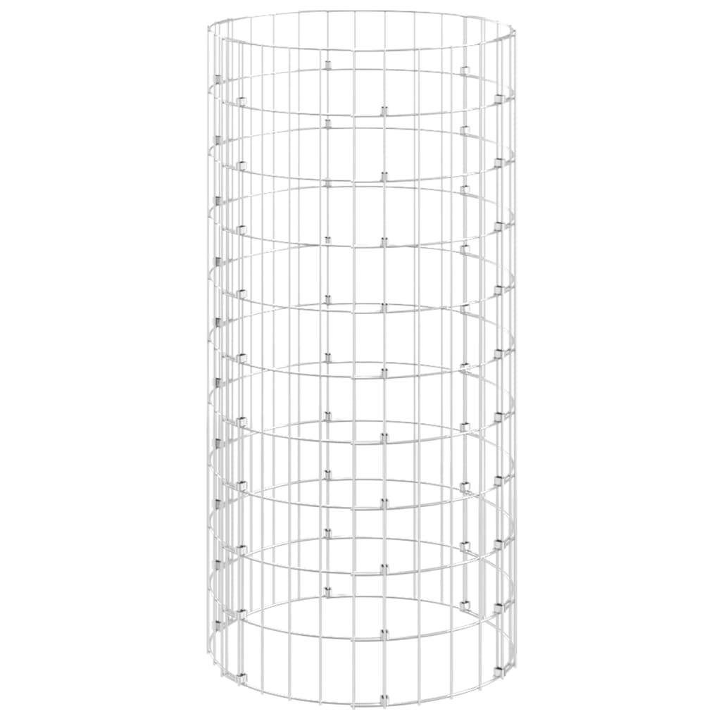 Palo Gabbione Circolare in Acciaio Zincato Ã˜50x100 cm cod mxl 11915