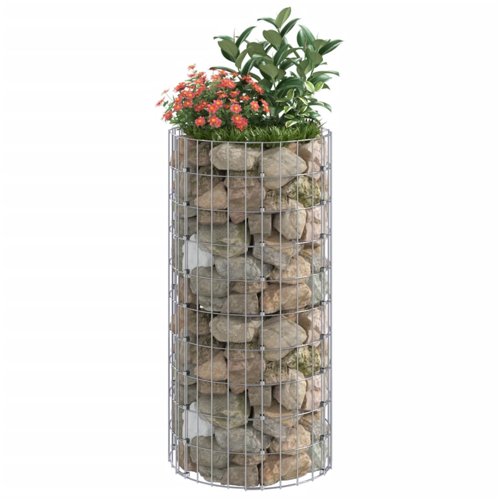 Palo Gabbione Circolare in Acciaio Zincato Ã˜50x100 cm cod mxl 11915