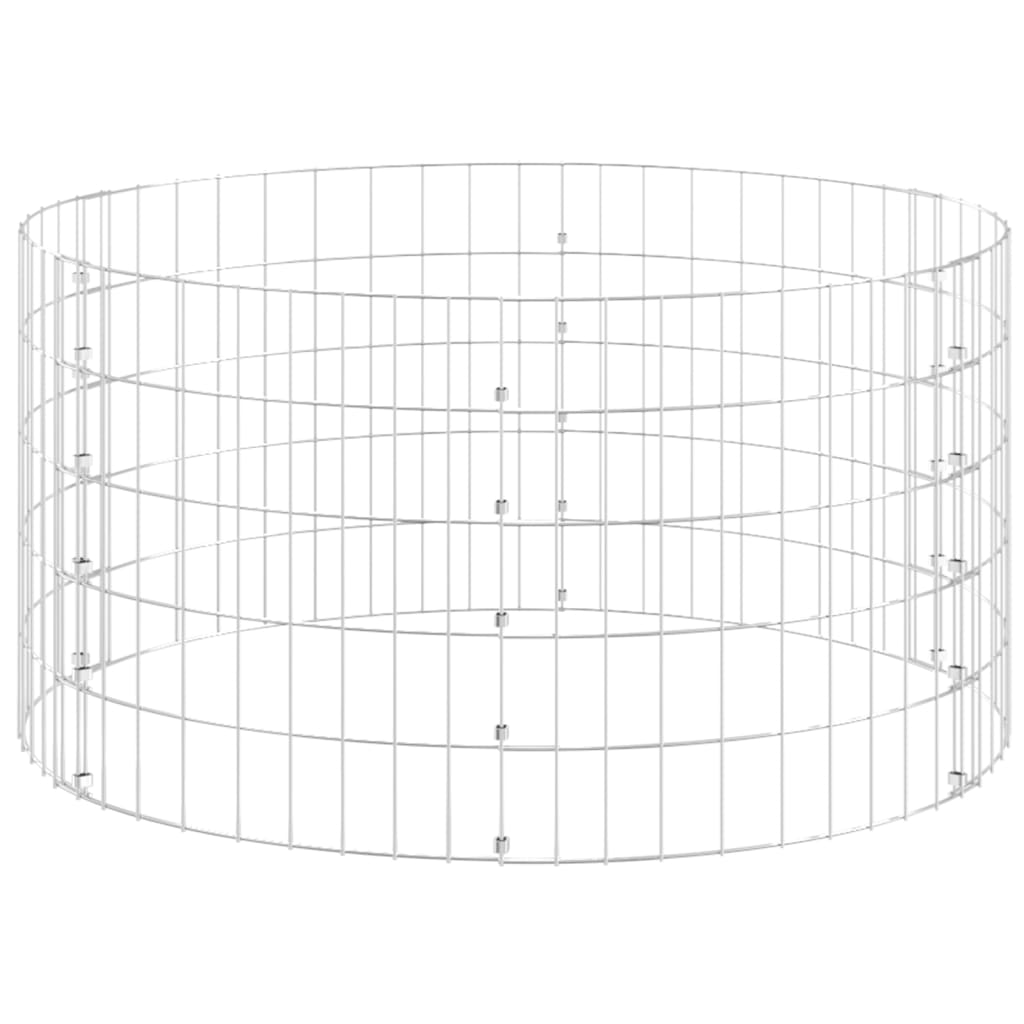 Palo Gabbione Circolare in Acciaio Zincato Ã˜100x50 cm cod mxl 9068