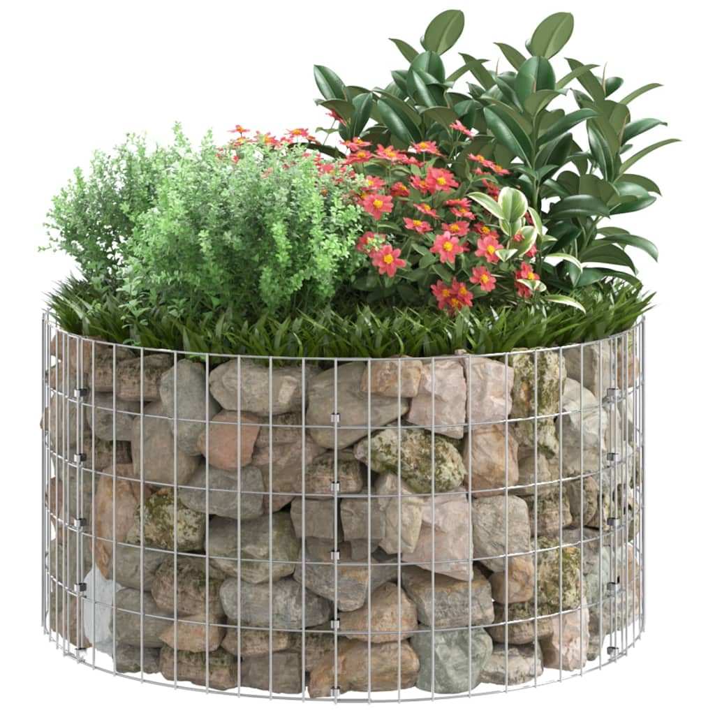 Palo Gabbione Circolare in Acciaio Zincato Ã˜100x50 cm cod mxl 9068