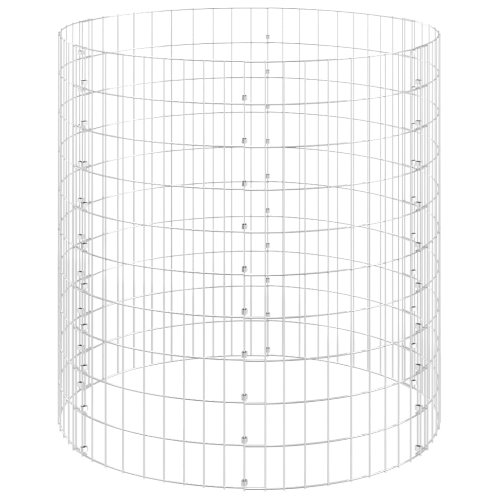 Palo Gabbione Circolare in Acciaio Zincato Ã˜100x100 cm cod mxl 20598