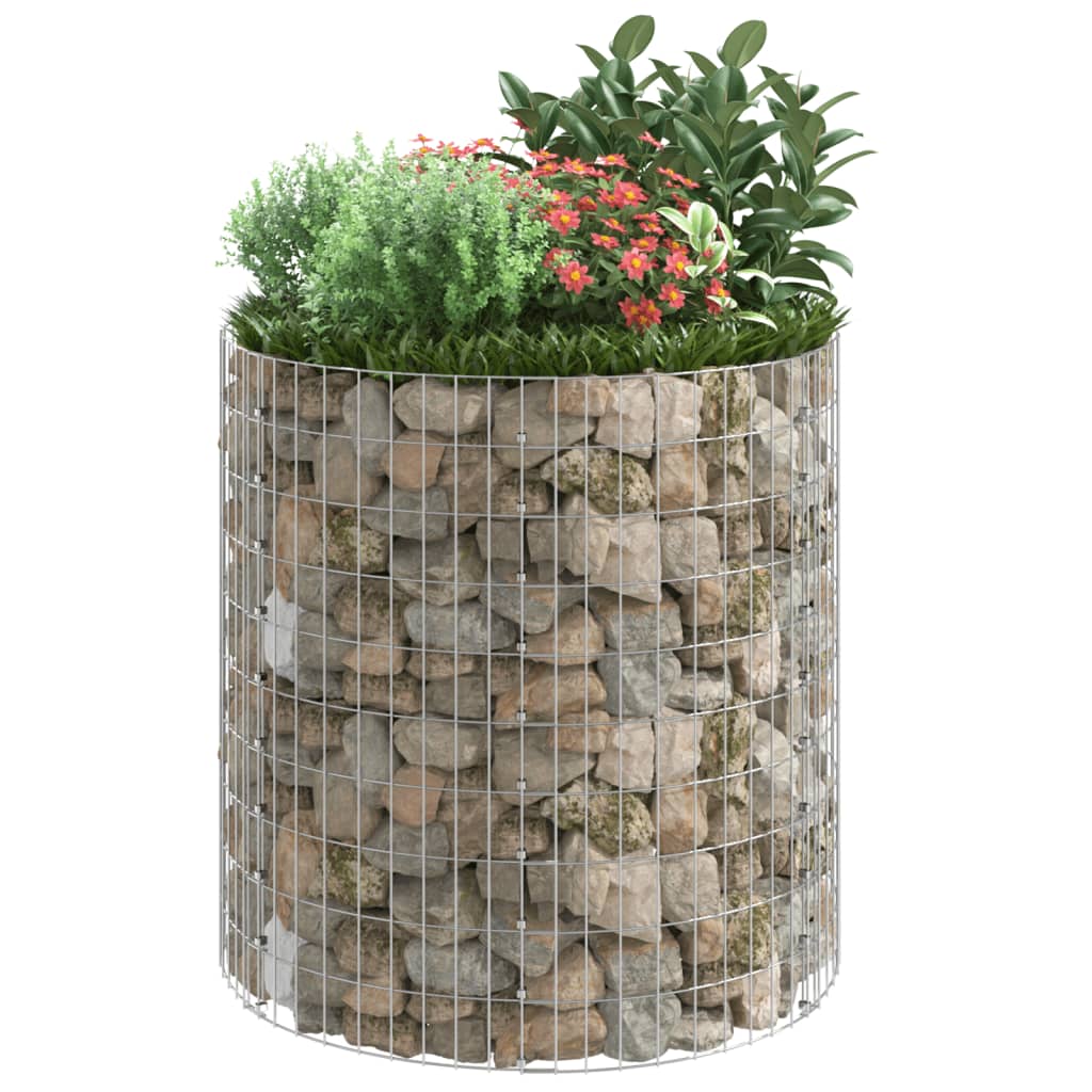 Palo Gabbione Circolare in Acciaio Zincato Ã˜100x100 cm cod mxl 20598