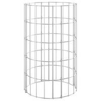 Fioriere Gabbione Circolare 3 pz in Acciaio Zincato Ø30x50 cm 152019