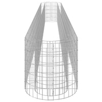 Gabbione con Letto Rialzato in Acciaio Zincato 470x50x50 cm