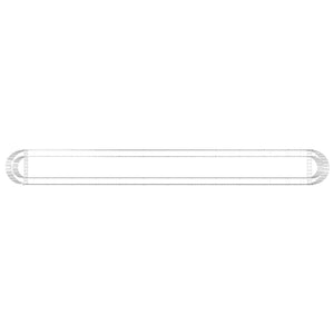 Gabbione con Letto Rialzato in Acciaio Zincato 470x50x50 cm