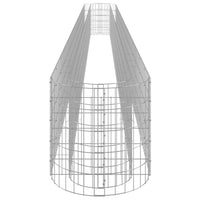 Gabbione con Letto Rialzato in Acciaio Zincato 610x50x50 cm