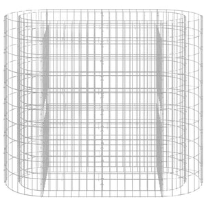 Gabbione con Letto Rialzato in Acciaio Zincato 120x50x100 cm 152032