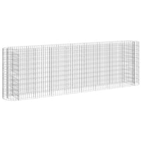 Gabbione con Letto Rialzato in Acciaio Zincato 330x50x100 cm 152035