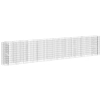 Gabbione con Letto Rialzato in Acciaio Zincato 540x50x100 cm 152038