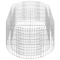 Gabbione con Letto Rialzato in Ferro Zincato 200x100x50 cm
